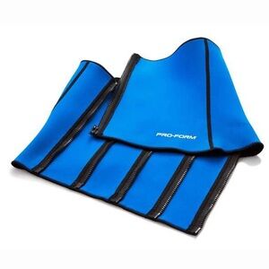 ProForm Adjustable Waist Wrap In Blue And Black In One Size Fits Most‎